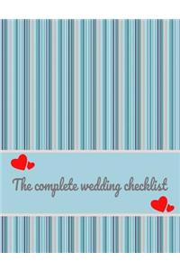 The complete wedding checklist