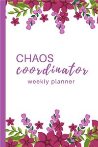 Chaos Coordinator Weekly Planner