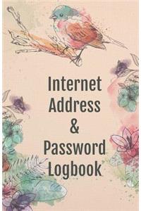 Internet Address & Password Logbook