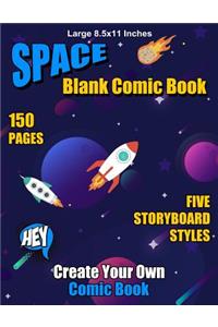 Space Blank Comic Book