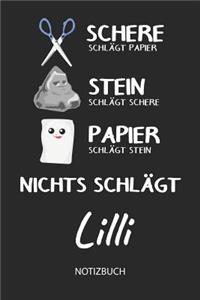 Nichts schlägt - Lilli - Notizbuch