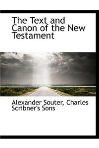 The Text and Canon of the New Testament