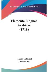 Elementa Linguae Arabicae (1718)