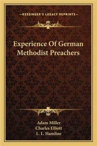 Experience Of German Methodist Preachers