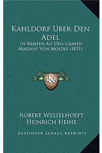 Kahldorf Uber Den Adel