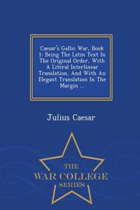 Caesar's Gallic War, Book 1
