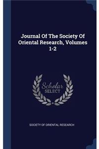 Journal Of The Society Of Oriental Research, Volumes 1-2