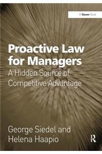 Proactive Law for Managers