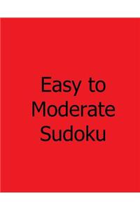 Easy to Moderate Sudoku