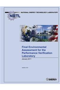 Final Environmental Assessment for the Performance Verification Laboratory (DOE/EA-1837)