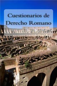 Cuestionarios de Derecho Romano