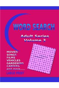 Word Search Adult Series Volume 3