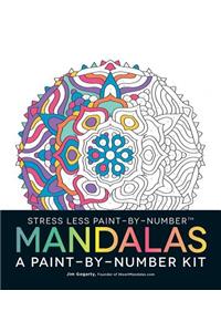 Stress Less Paint-By-Number Mandalas