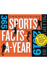 Official 365 Sports Facts-A-Year Page-A-Day Calendar 2019