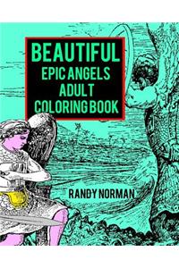 Beautiful Epic Angels Adult Coloring Book