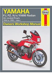 Yamaha Fj, Fz, Xj, & Yx600 Radian Owners Workshop Manual