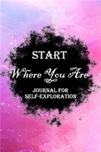 Start Where You Are