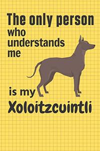 only person who understands me is my Xoloitzcuintli: For Xoloitzcuintli Dog Fans