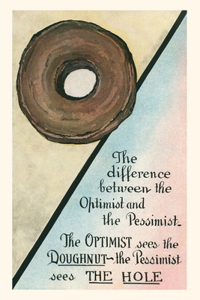 Vintage Journal Difference between Optimist and Pessimist