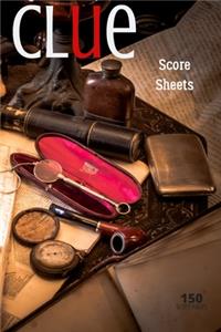 Clue score sheets: 150 clue refil pads, clue board score sheets, clue detective notebook sheets