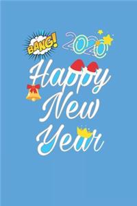 Happy New year 2020 notebook journal