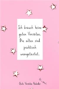 Gute Vorsätze Kalender