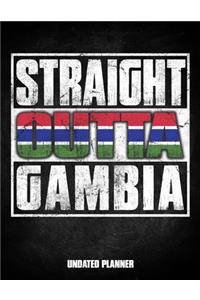Straight Outta Gambia Undated Planner