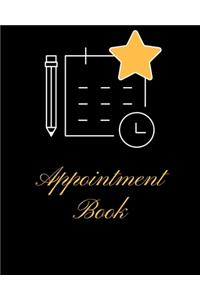 Appointment Book: 100 pages -- For Contractor, Salons, Spas, Hair Stylist, Beauty and Others -- Personal & Professionnal -- Daily -- Date, Hour, Service -- Time Manag