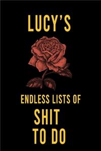 Lucy's Endless Lists of Shit to do
