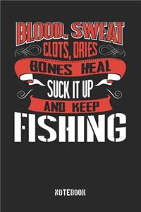 Blood clots sweat dries bones heal. Suck it up and keep Fishing