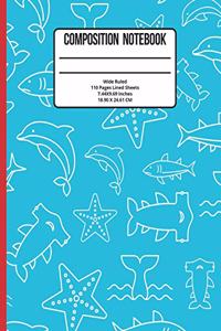 Composition Notebook Wide Ruled