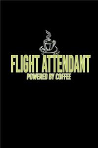 Flight attendant powered by coffee