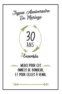 Joyeux Anniversaire De Mariage, Carnet