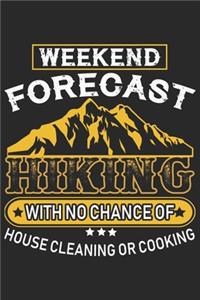 Weekend Forecast Hiking With No Chance Of House Cleaning Or Cooking