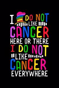 I Do Not Like Cancer Here or There I Do Not Like Cancer Everywhere