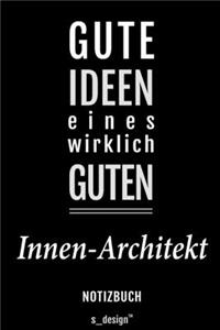 Notizbuch für Innen-Architekten / Innen-Architekt / Innen-Architektin