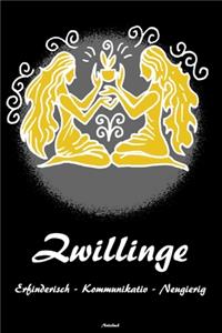 Zwillinge Erfinderisch - Kommunikativ - Neugierig Notizbuch