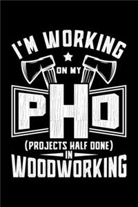I'm Working On My Projects Half Done In Wood Working