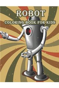 Robot Coloring Book for Kids