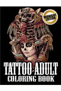 Tattoo Midnight Coloring Book