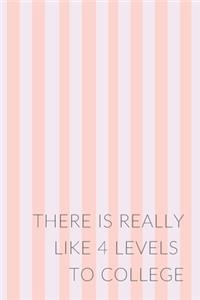 There Is Really like 4 Levels In College Notebook Journal