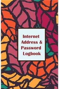 Internet Address & Password Logbook