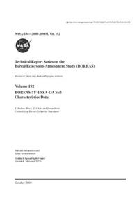 Boreas Tf-1 Ssa-OA Soil Characteristics Data