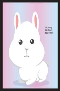 Bunny Rabbit Journal: Animal Lover Novelty Gift Notebook For Kids