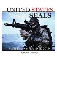 United States Navy Seals Weekly 5 x 8 Planner 2019