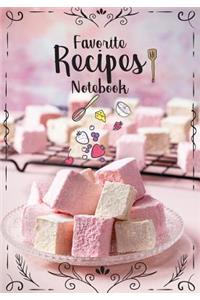 Favorite Recipes Notebook