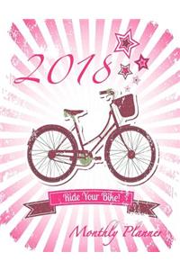 2018 Ride Your Bike Monthly Planner