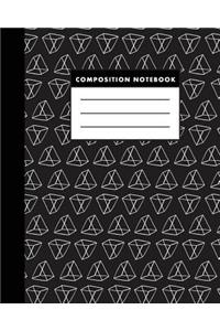Composition Notebook: Black Metrik 8x10 Composition Notebook (the Best Study Journal for You)