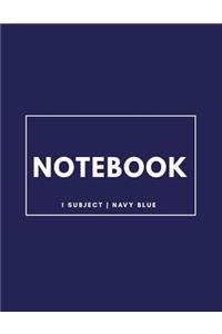 Notebook 1 Subject