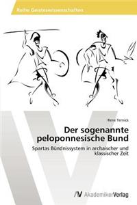 sogenannte peloponnesische Bund